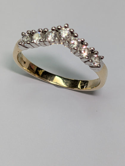 9ct Gold Wishbone Ring