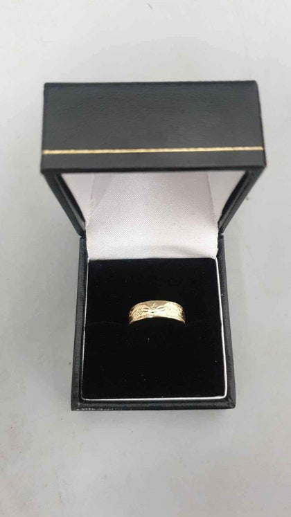 9CT BABY RING SIZE I.
