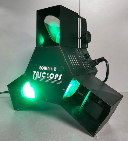 Equinox Triclops LED Beam Disco Rave Party Light Black