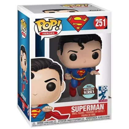 ***Collection Only*** Funko Pop Superman #251 Heroes Specialty Series 80 Years Figure