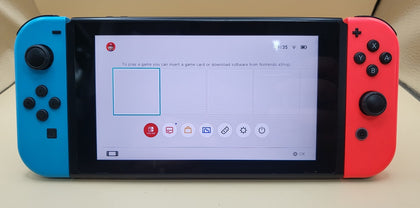 Nintendo Switch Console -  32GB + Neon Red/Blue Joy-Cons