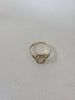 9k Gold Ring, 375 Hallmarked, 2 Grams, Size: O, Box included.