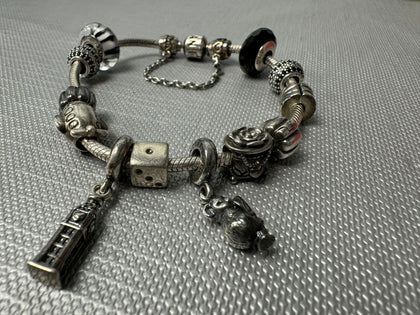 Pandora Bracelet with 12 Charms