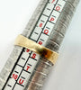 9ct Yellow Gold Cross Over Ring Size R