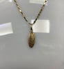 18ct Gold Chain and Pendant 3.1g 16"