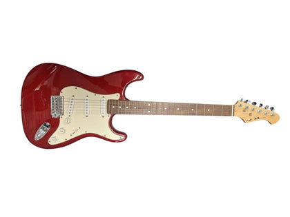 Avia STG Electric Guitar, 6-Metal Strings, Deep Red, Unboxed