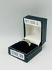9CT WHITE GOLD, SIGNET RING, SIZE:Q, 3.2G, BOXED