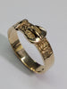 9ct gold buckle ring