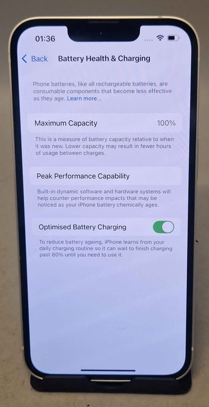 Apple iPhone 13 128GB Starlight, Unlocked 100% Battery Health