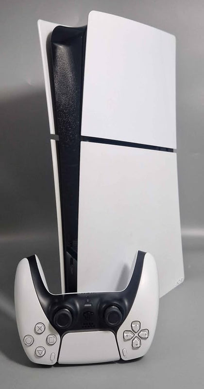 Sony PlayStation 5 Slim Digital Edition Console, 825GB, White
