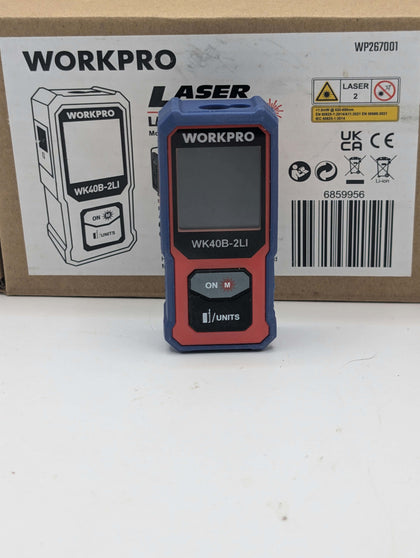 WORKPRO Rechargeable Laser Measure Tape - 40m