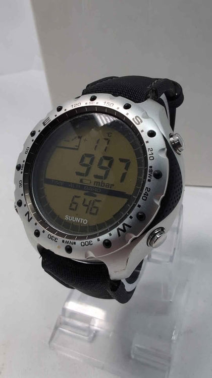 Suunto S-Lander Rugged Heavy Duty Mens Digital Watch With Leather Strap - Boxed