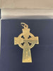 1" 9ct Gold Cross Pendant