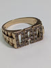 9CT Gold Dad Ring - Size T