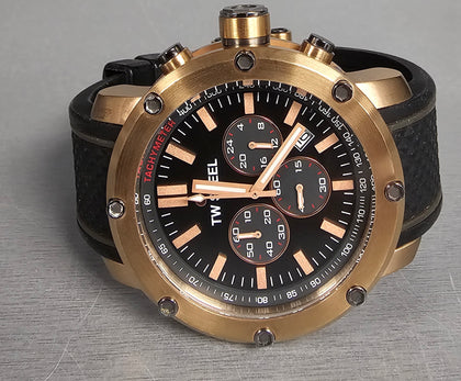 TW STEEL TS5 GRANDEUR TECH ROSE GOLD 48mm
