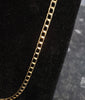 9ct Yellow Gold Square Curb Link Chain - 11.10G - 20" - Hallmarked