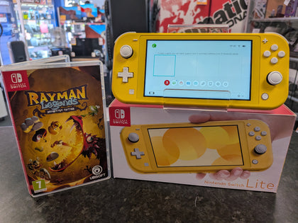 Yellow  Nintendo Switch Lite Console Boxed With Rayman Legends