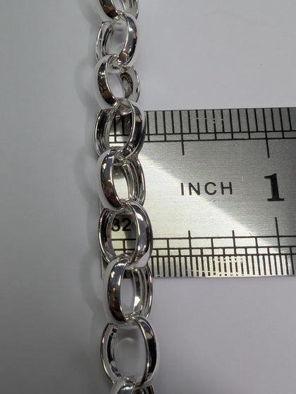 Brand New Silver 925 Large Hoop Chain