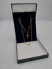 9K Gold Necklace 1.5G (375 Hallmarked), with 9K Cross Pendant 1.3G - Length: 19"