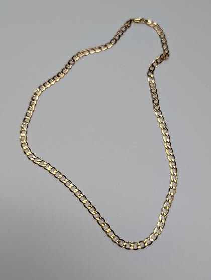 9ct gold curb chain