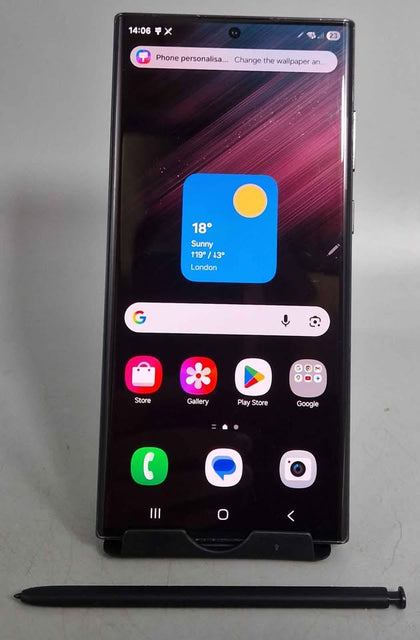 Samsung S22 Ultra 5G Dual Sim 128GB Phantom Black, Unlocked
