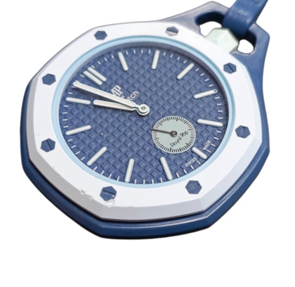 Audemars Piguet x Swatch Royal Pop Blue Dial Blue Leather Lanyard Watch**Boxed**