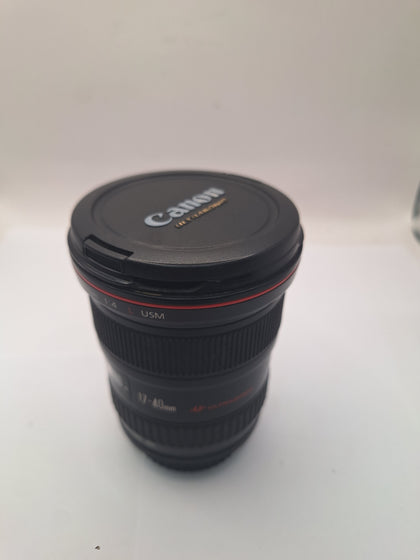 Canon EF 17/40 F/4L USM Black Camera Lens (1:4) Unboxed