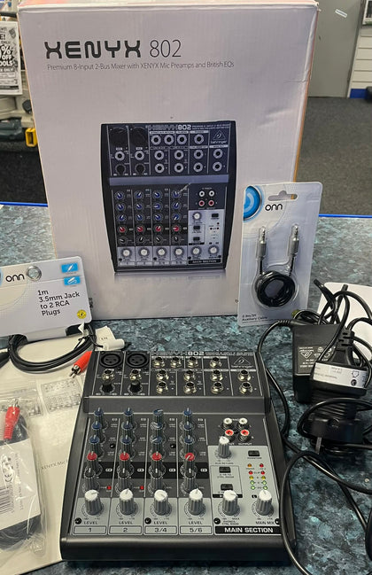 Xenyx 802 Premium 8-Input 2-Bus Mixer