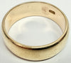 9ct yellow gold wedding band ring size L 1/2