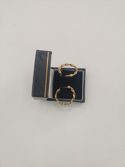 9k Gold Earrings 2.31G Hallmarked(375)&Tested