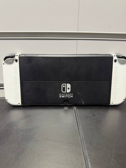 Switch Console, 64GB OLED + White Joy-Con, Unboxed