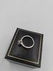 18ct 3.2g White Gold Vera Wang Love Ring With 0.58 Oval Diamond Size M
