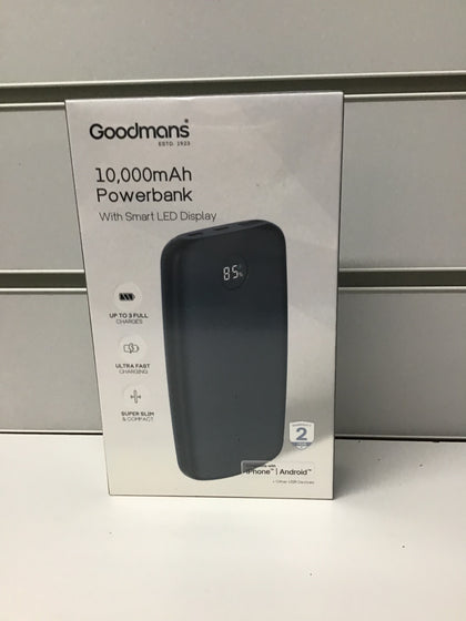 Goodman's 10,000mAh Powerbank (Black)