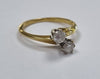 18ct Gold Diamond Ring Size L1/2