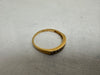 18ct Yellow Gold Diamond Band Ring Size S