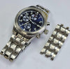 Rotary Mens Watch with Blue Dial and Silver Bracelet GB00475/52