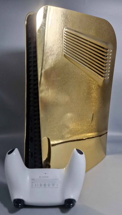 Sony Playstation 5 Console, 825GB, Gold Replaced Plates