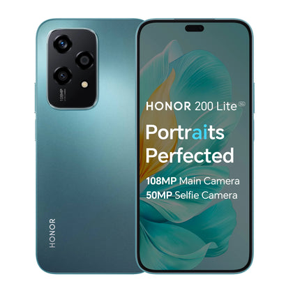 Honor 200 Lite - 256 GB, Cyan