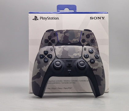 PS5 Dualsense Wireless Controller - Grey Camouflage