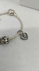 Pandora ALE 925 Sterling Silver Charm Bracelet With 5x Charms - 7" Long - Boxed