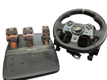 Logitech G920 Gaming Wheel,Pedals & Gear Stick Boxed