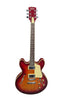 Tanglewood Memphis SeMi Hollow Body Electric Guitar - Cherry Burst