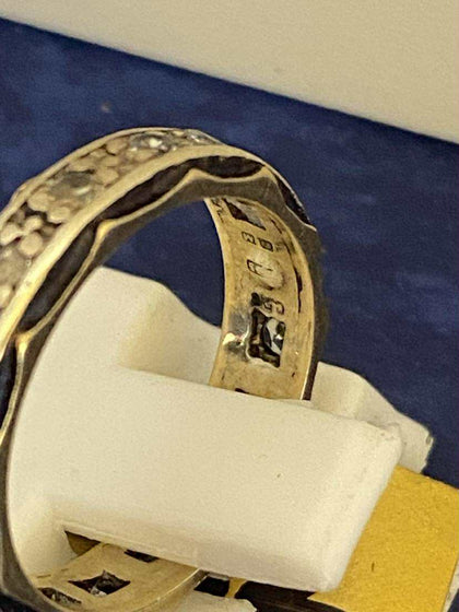 9ct Gold Ring (Size J) Apx 2.9g