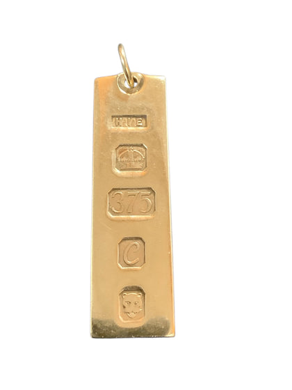 9ct Ingot handmade 14.7grams
