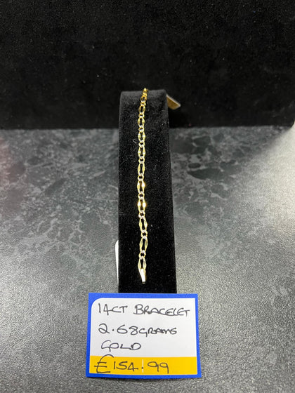 14ct Gold Bracelet, 2.68g