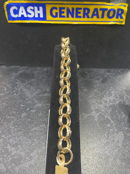 9ct Gold Belcher Bracelet 25.34g