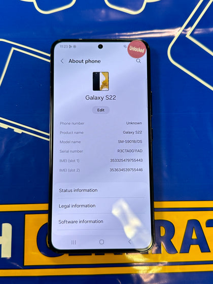Samsung Galaxy S22 5G 128GB Phantom Black Dual Sim Unlocked