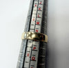 9ct yellow gold wedding band ring size N 1/2