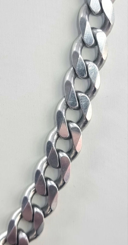 Silver Curb Chain 22