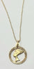 18ct Gold Chain + Queen Nefertini Pendant